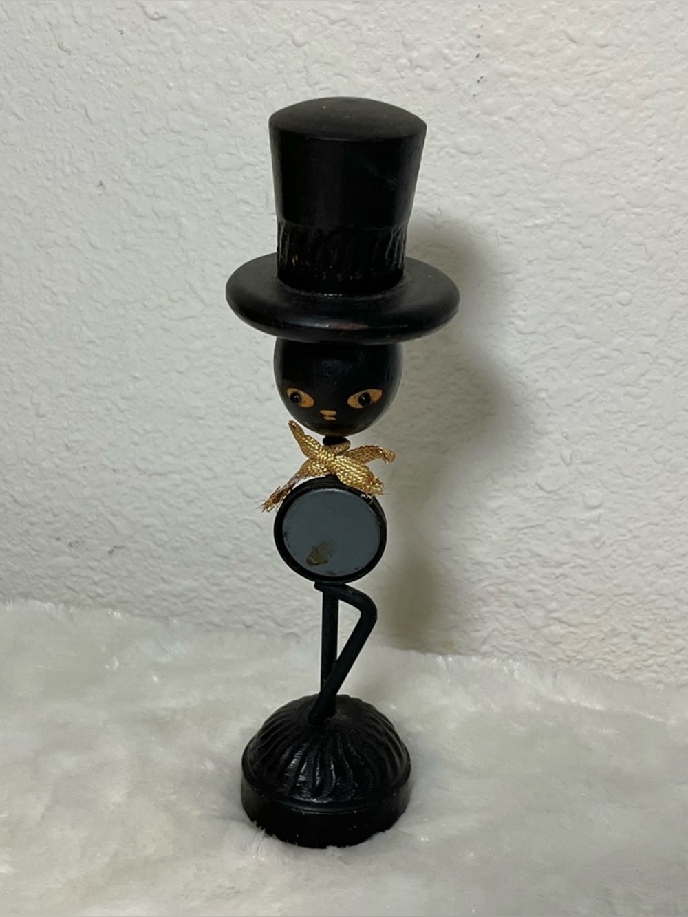 Vintage Gentleman Figure Bottle Opener Holder Top Hat IDEAL Japan Magnetic